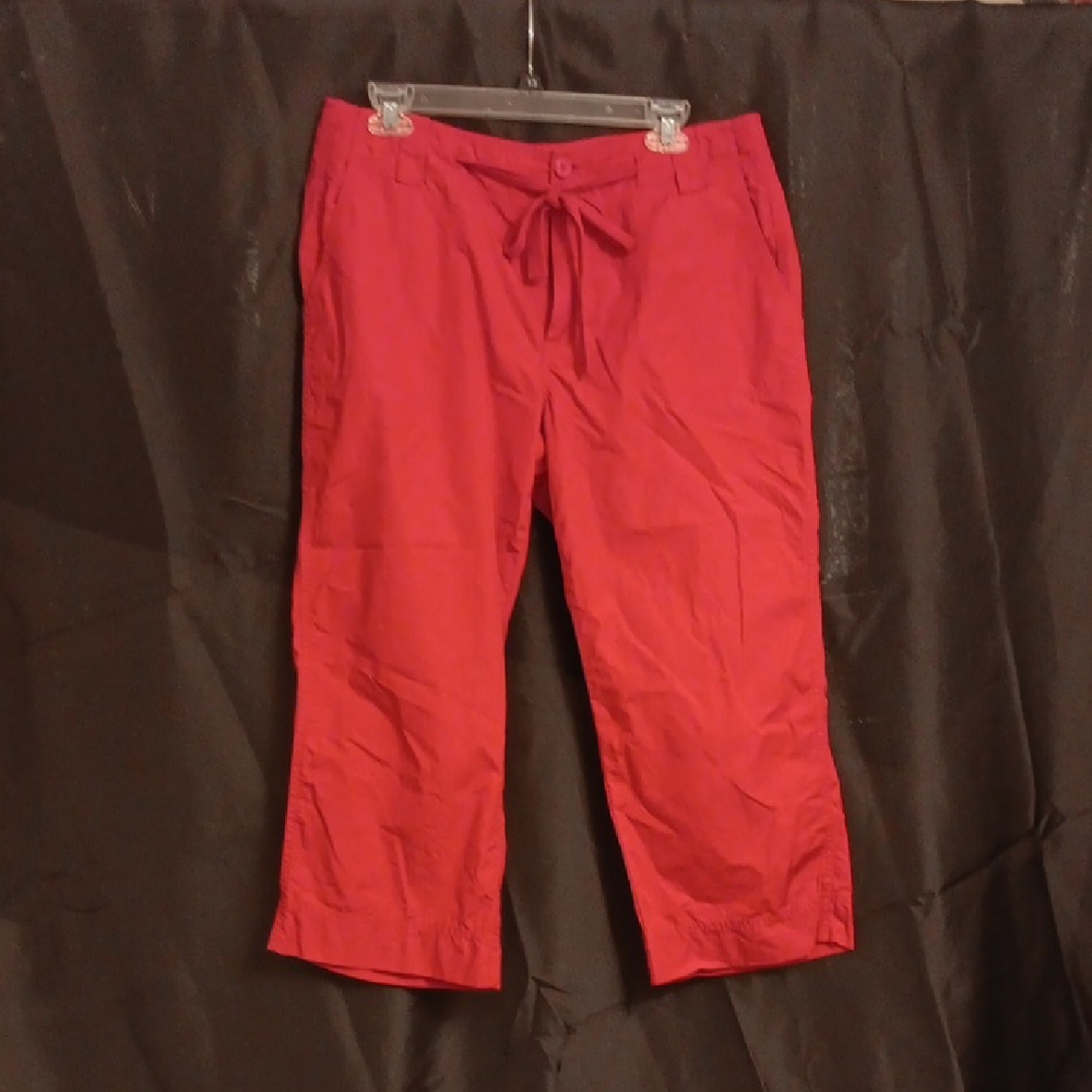 Bass Vibrant Red Women's Capris